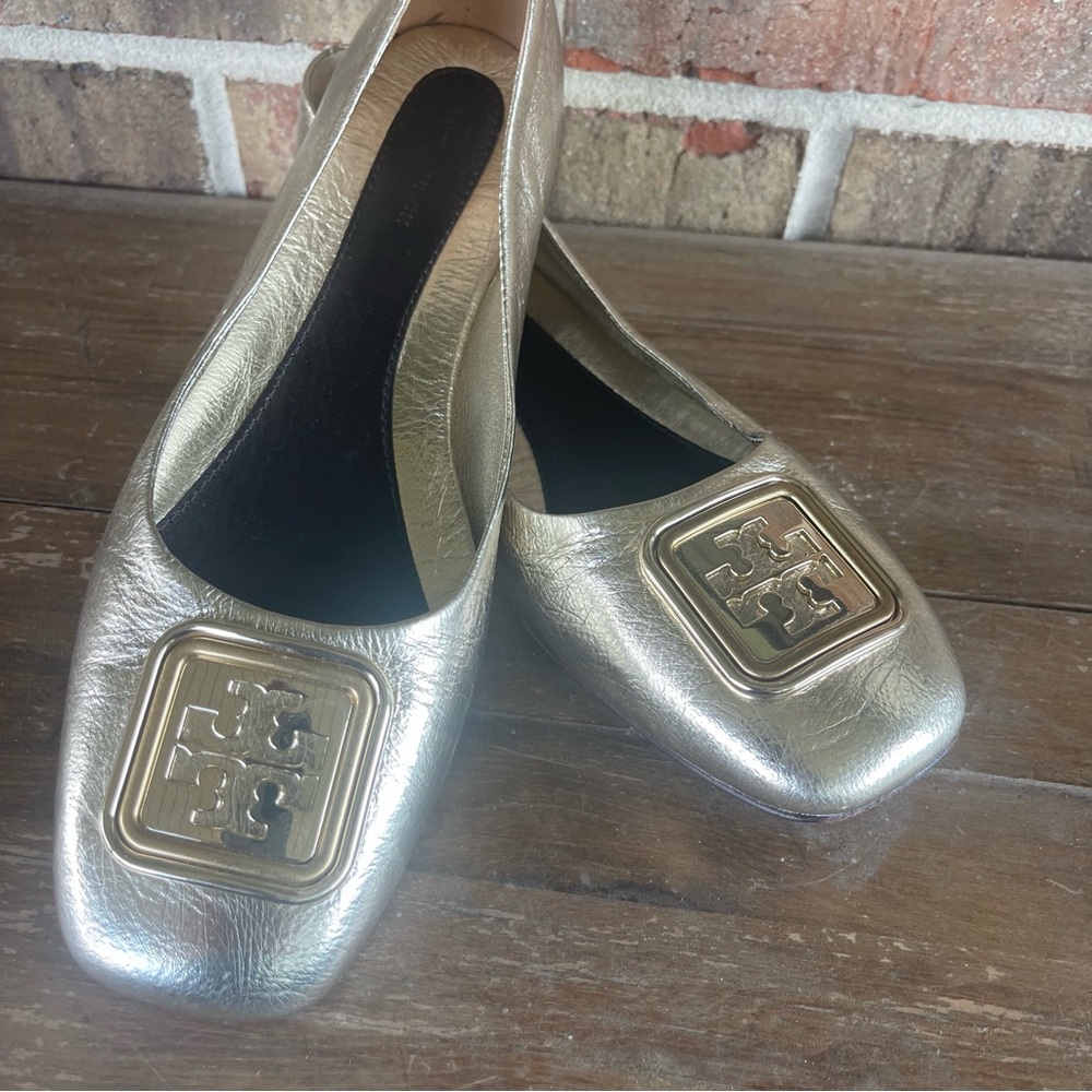 Tory Burch Georgia Ballet Flat Size 8.5 sb3 - Picture 2 of 10